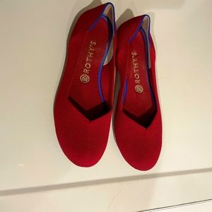 Rothy’s red flats